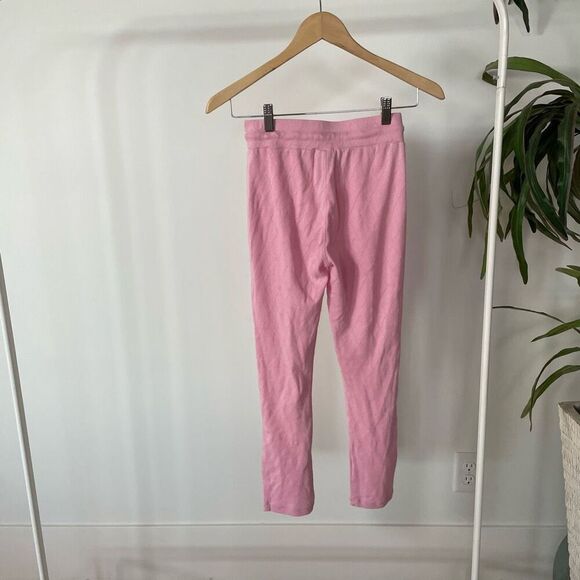 LoveShackFancy Pink Heart Knit Joggers - Picture 7 of 7